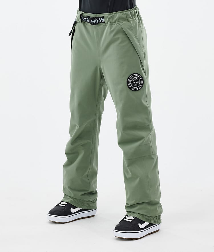 Dope Blizzard W 2024 Snowboardhose Damen Moss Green, Bild 1 von 5