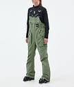 Dope Notorious B.I.B W Pantaloni Sci Donna Moss Green