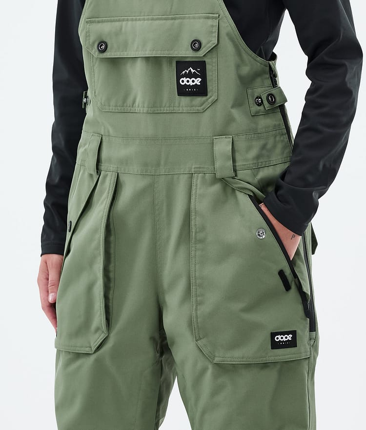 Dope Notorious B.I.B W Pantaloni Snowboard Donna Moss Green, Immagine 5 di 7
