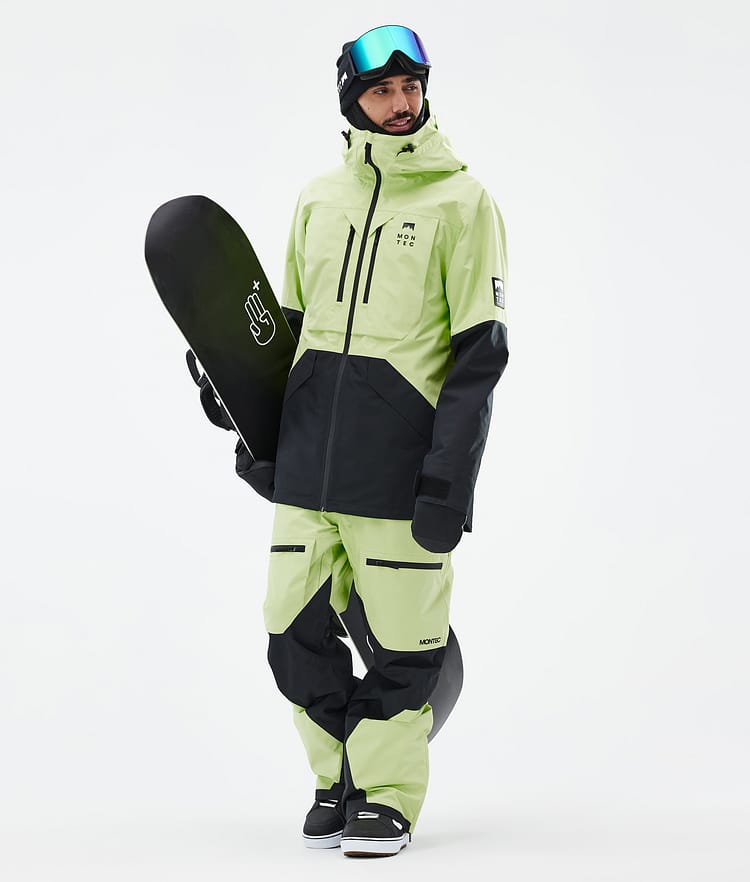 Montec Arch Snowboard jas Heren Faded Neon/Black, Afbeelding 3 van 10