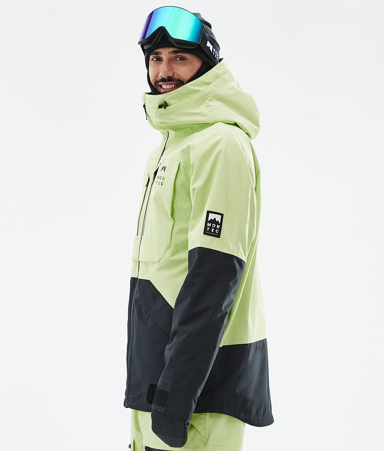 Montec Arch Snowboard jas Heren Faded Neon/Black, Afbeelding 6 van 10