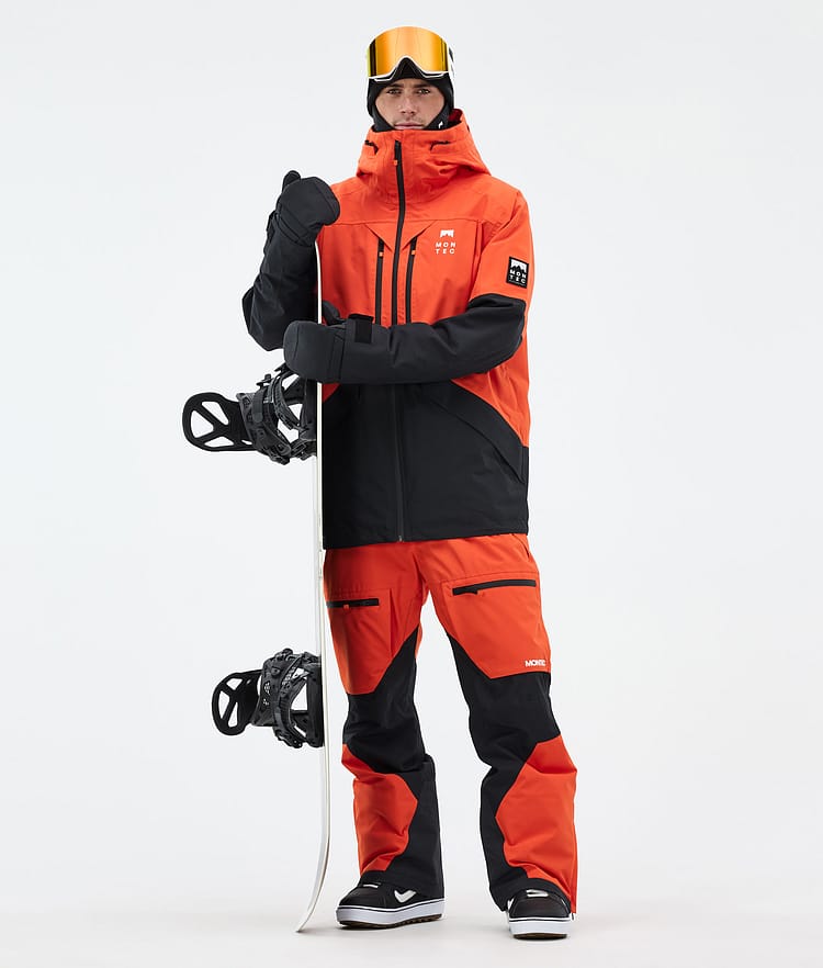Montec Arch Snowboard jas Heren Orange/Black, Afbeelding 3 van 10