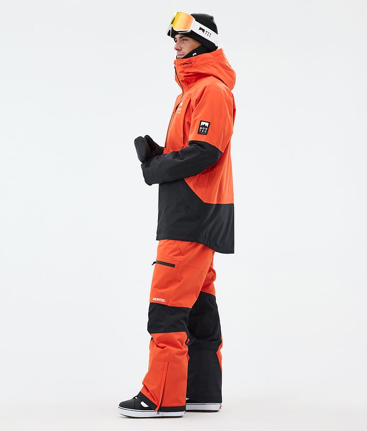 Montec Arch Snowboard jas Heren Orange/Black, Afbeelding 4 van 10