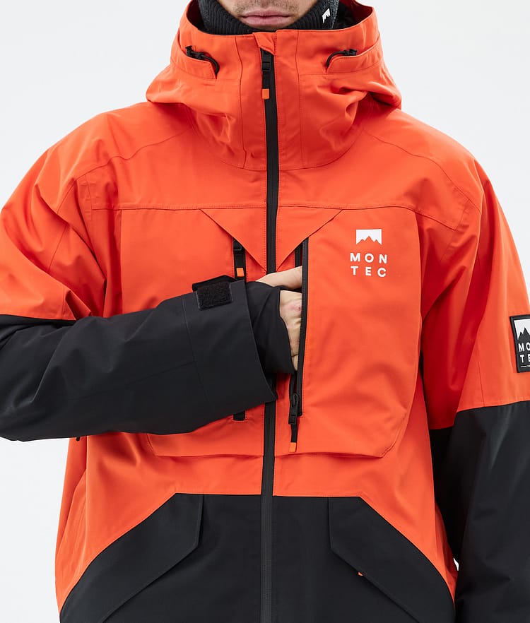 Montec Arch Snowboard jas Heren Orange/Black, Afbeelding 9 van 10