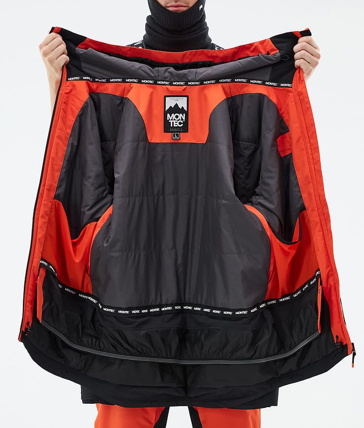 Montec Arch Snowboard jas Heren Orange/Black, Afbeelding 10 van 10
