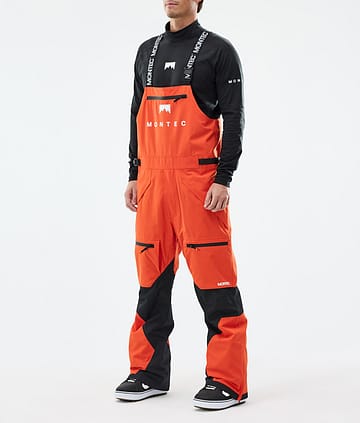 Montec Arch Pantaloni Snowboard Uomo Orange/Black
