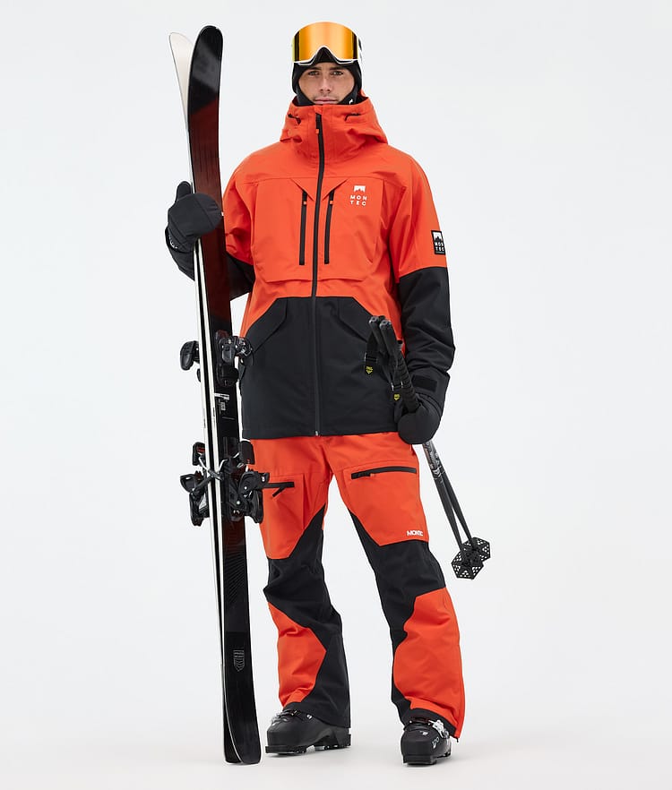 Montec Arch Ski Pants Men Orange/Black, Image 2 of 7