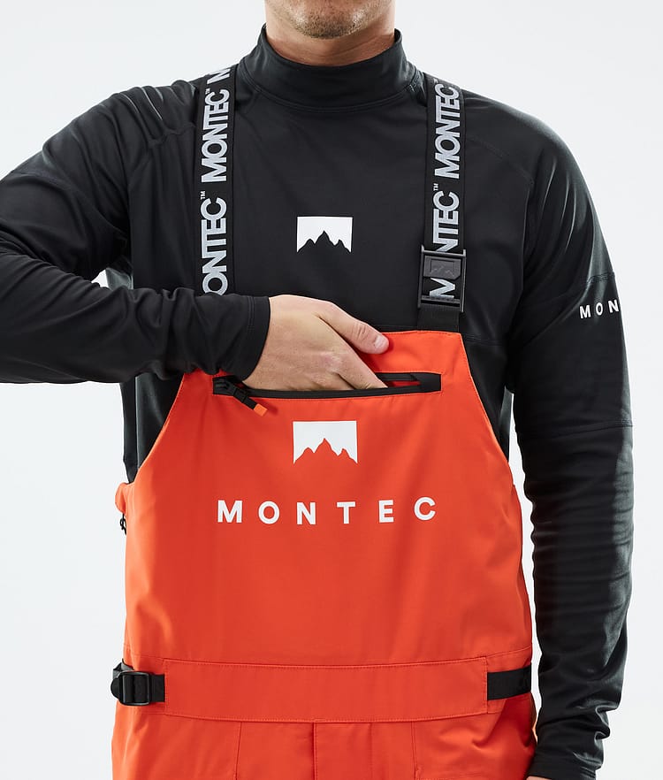 Montec Arch Snowboard Broek Heren Orange/Black, Afbeelding 5 van 6