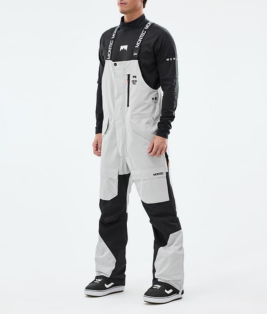Montec Fawk Snowboard Broek Heren Light Grey/Black
