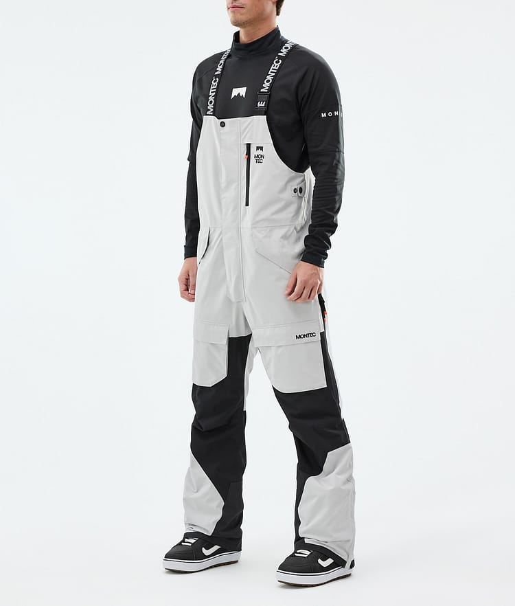 Montec Fawk Snowboard Broek Heren Light Grey/Black, Afbeelding 1 van 6