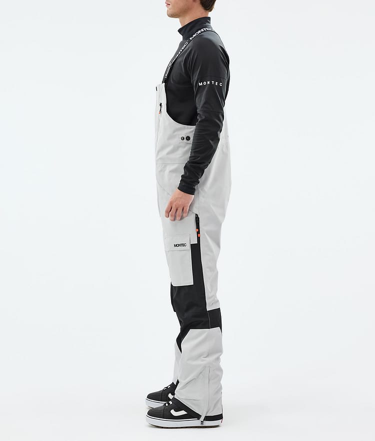 Montec Fawk Snowboard Broek Heren Light Grey/Black, Afbeelding 2 van 6