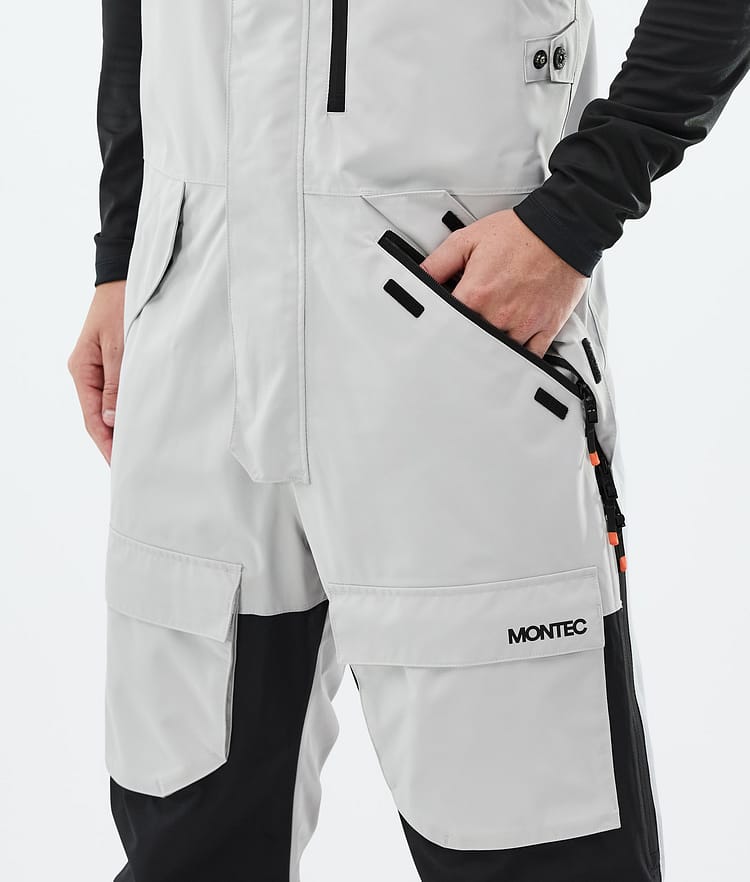 Montec Fawk Snowboard Broek Heren Light Grey/Black, Afbeelding 4 van 6