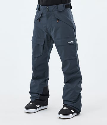 Montec Kirin Snowboard Pants Metal Blue Renewed