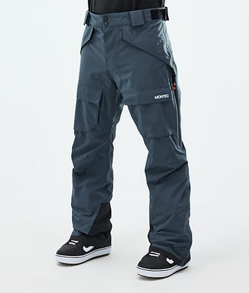 Montec Kirin Pantaloni Snowboard Uomo Metal Blue