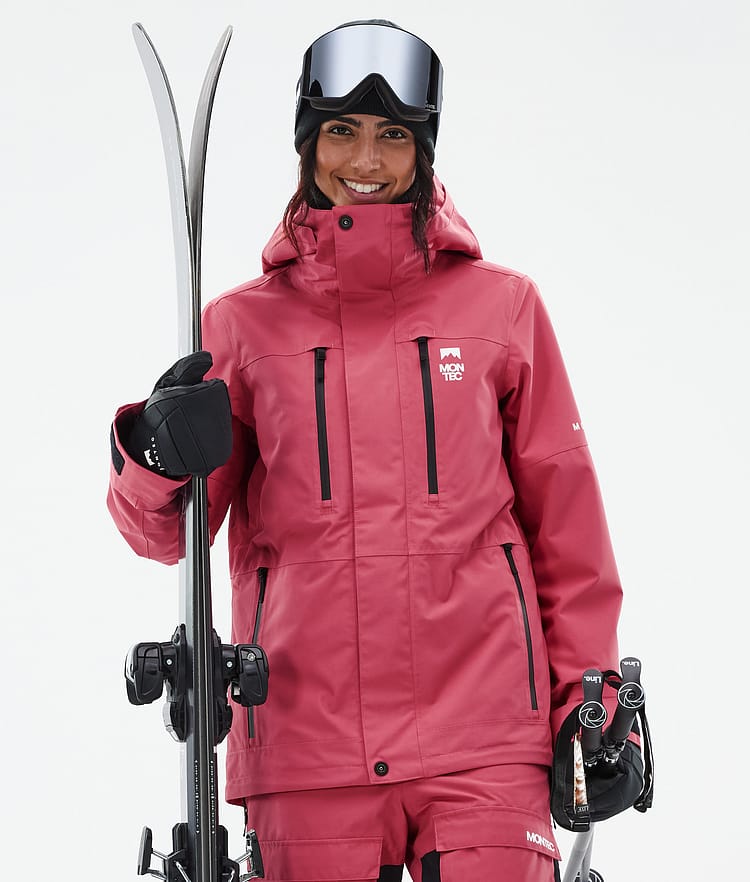 Montec Fawk W Ski jas Dames Light Red, Afbeelding 1 van 9