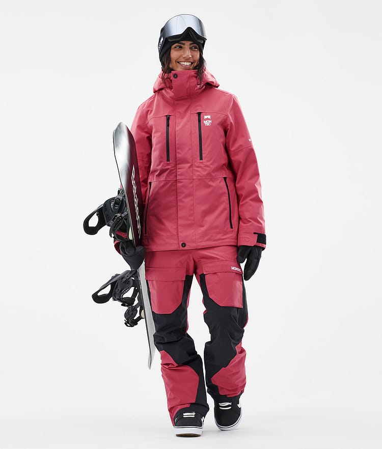 Montec Fawk W Snowboard jas Dames Light Red, Afbeelding 2 van 9