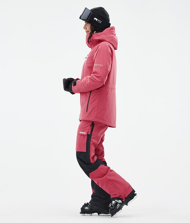 Montec Fawk W Ski jas Dames Light Red, Afbeelding 3 van 9