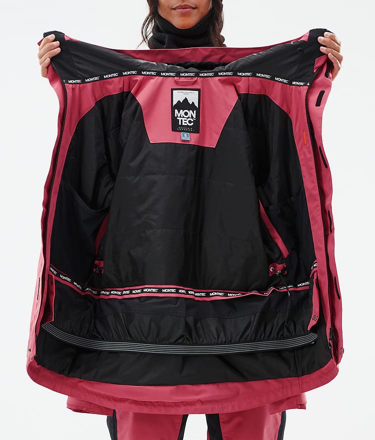 Montec Fawk W Snowboard jas Dames Light Red, Afbeelding 9 van 9