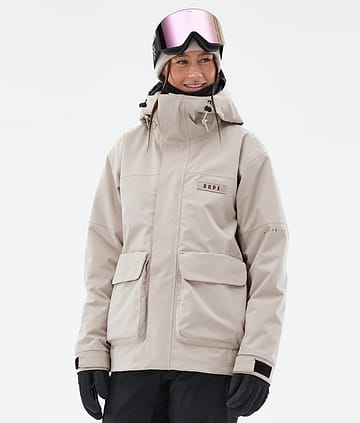 Dope Acme W Kurtka Snowboardowa Kobiety Sand