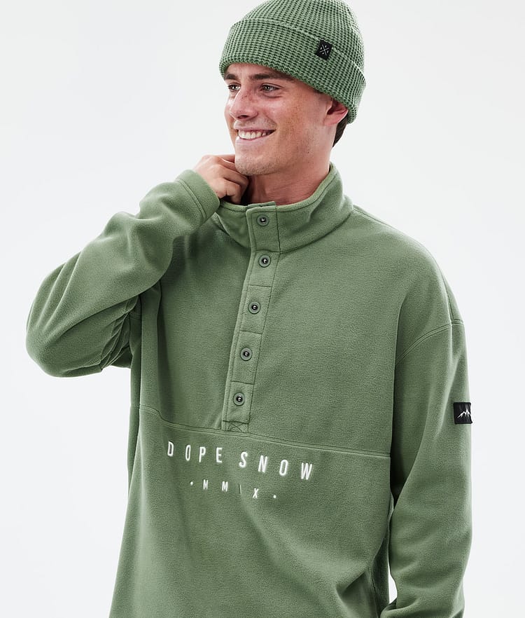 Dope Comfy Fleece Trui Heren Moss Green, Afbeelding 2 van 6