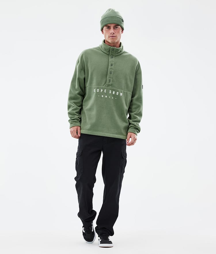 Dope Comfy Fleece Trui Heren Moss Green, Afbeelding 3 van 6