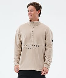 Dope Comfy Sweter Polarowy Mężczyźni Sand