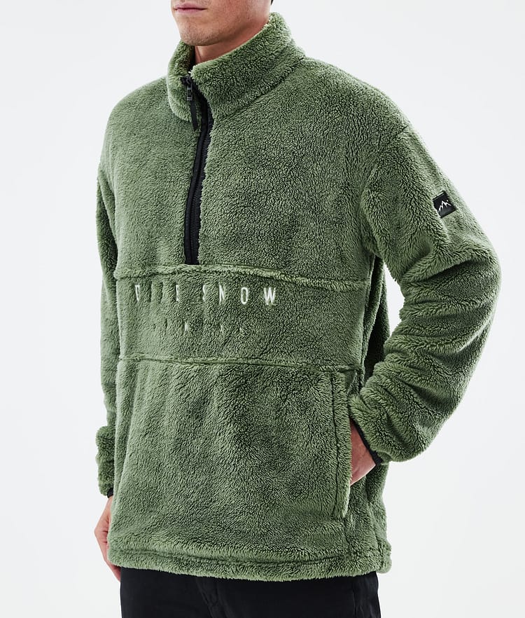 Dope Pile Fleece Trui Heren Moss Green, Afbeelding 7 van 7