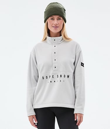 Dope Comfy W Fleece Sweater Women Light Grey