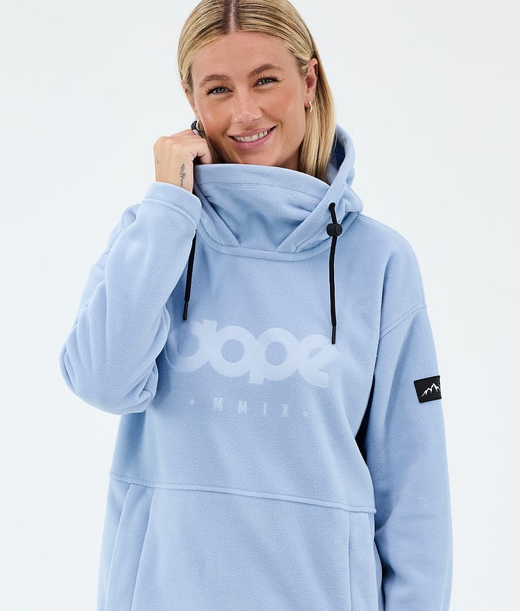 Dope Cozy II W Pile con Cappuccio Donna Light Blue, Image 2 of 7