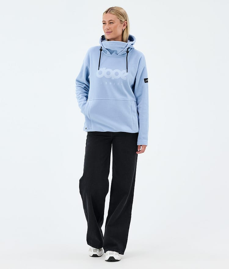 Dope Cozy II W Pile con Cappuccio Donna Light Blue, Image 3 of 7