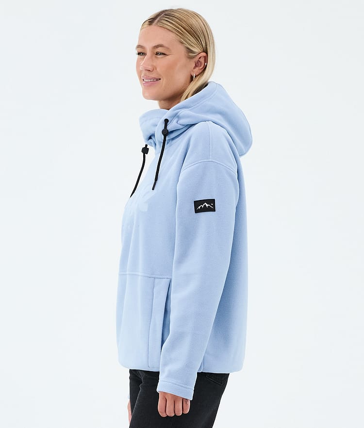 Dope Cozy II W Pile con Cappuccio Donna Light Blue, Image 5 of 7