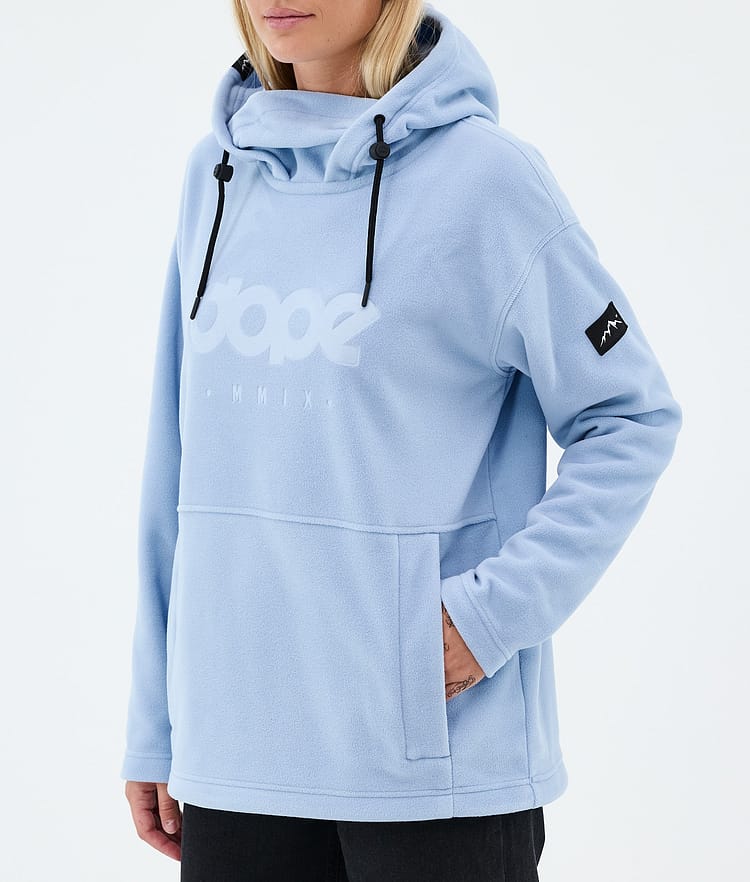 Dope Cozy II W Pile con Cappuccio Donna Light Blue, Image 7 of 7