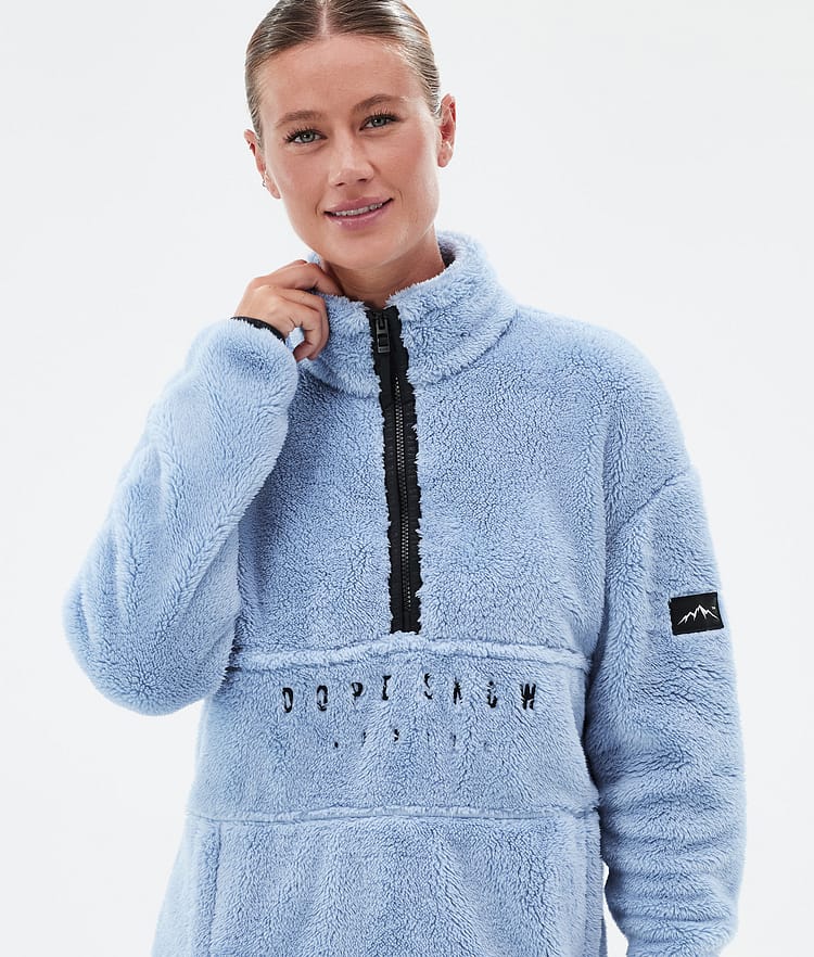 Dope Pile W Fleece Trui Dames Light Blue, Afbeelding 2 van 7