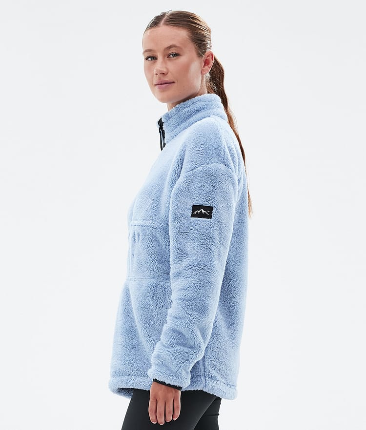 Dope Pile W Fleece Trui Dames Light Blue, Afbeelding 5 van 7