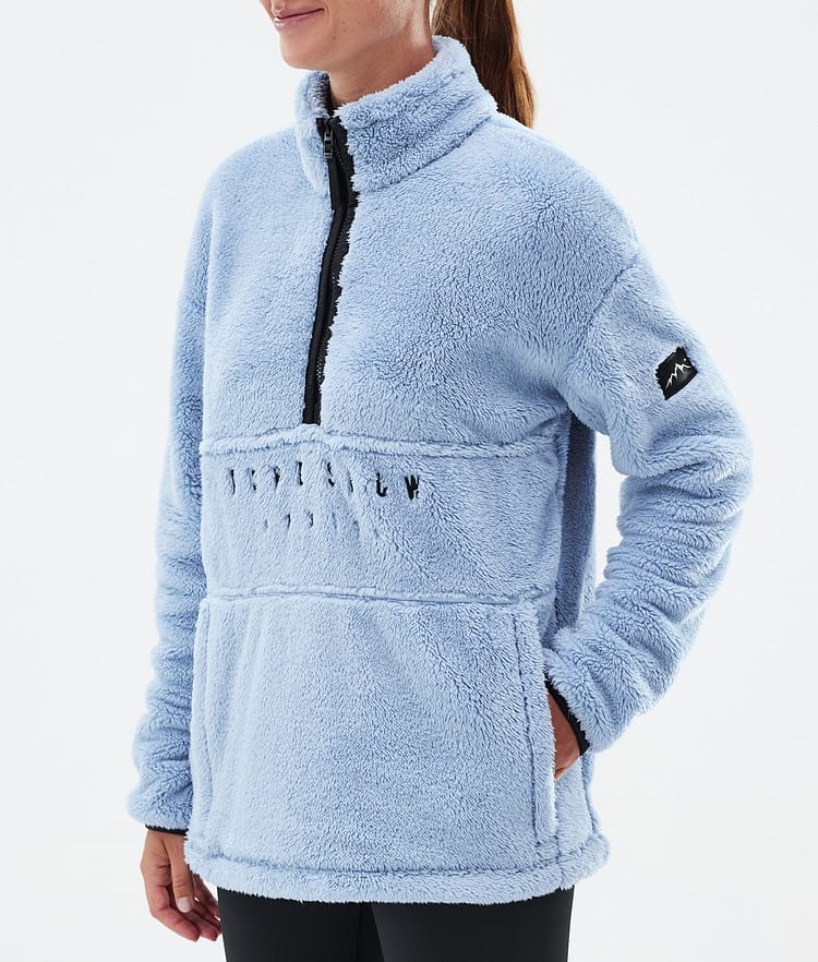 Dope Pile W Fleece Trui Dames Light Blue, Afbeelding 7 van 7