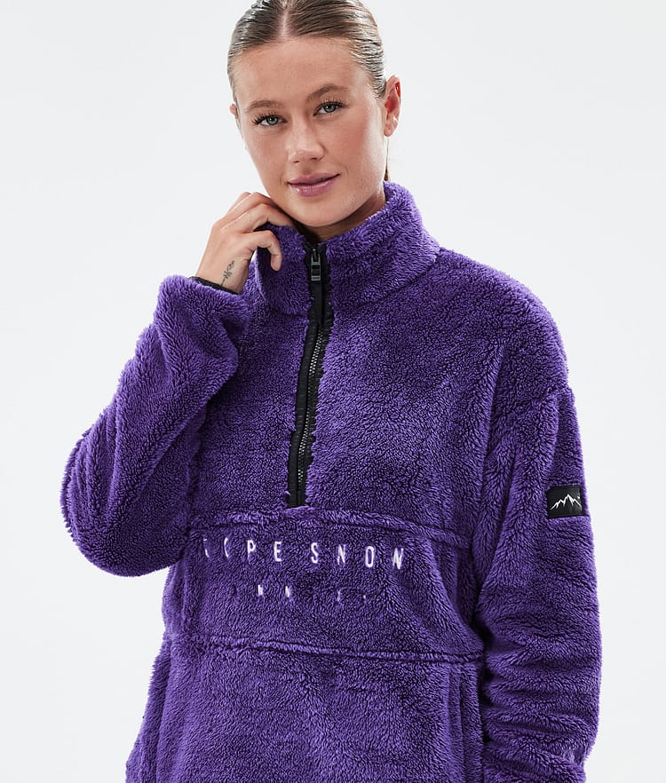 Dope Pile W Fleece Trui Dames Vivid Purple, Afbeelding 2 van 7