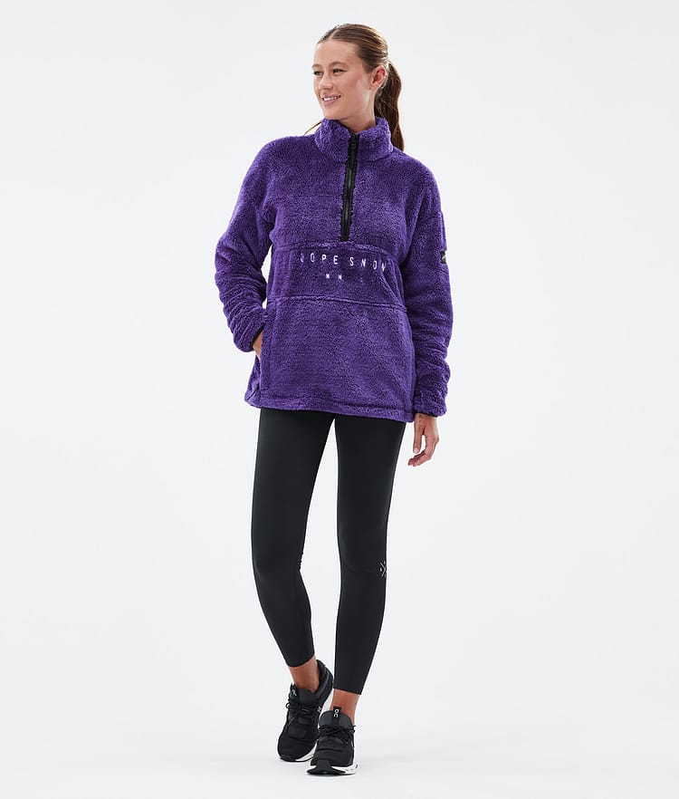 Dope Pile W Fleece Trui Dames Vivid Purple, Afbeelding 3 van 7