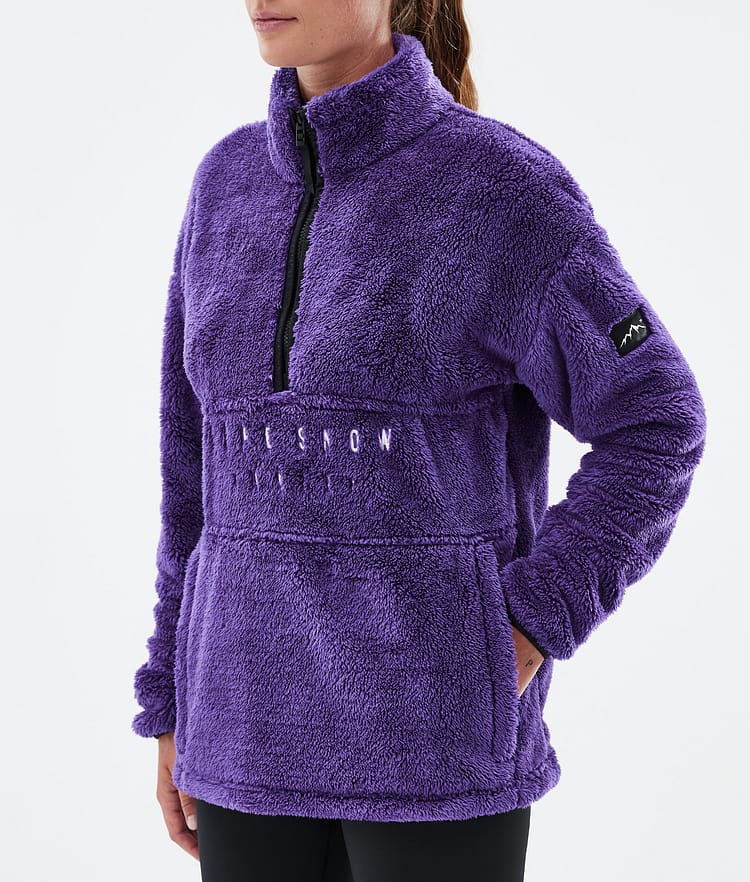 Dope Pile W Fleece Trui Dames Vivid Purple, Afbeelding 7 van 7