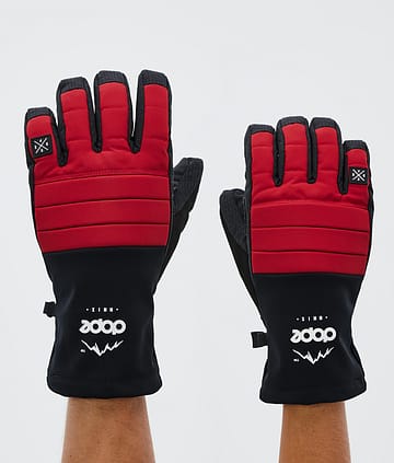 Dope Ace 24 Lyžařské Rukavice Deep Red