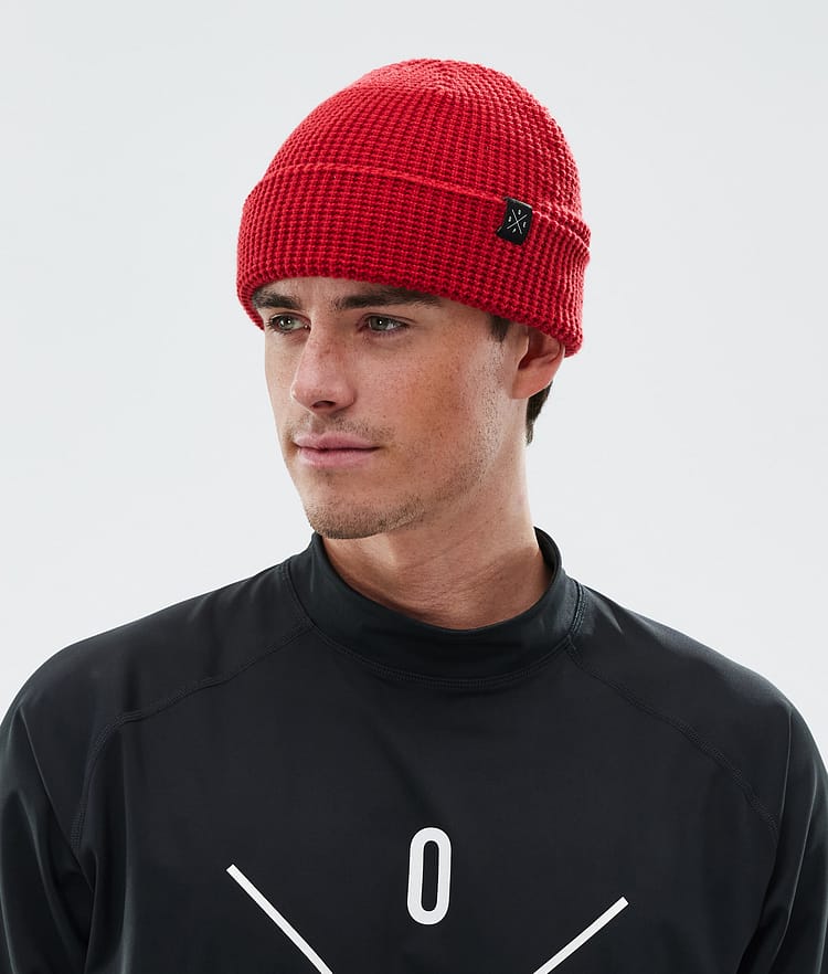 Dope Fisherman Beanie Deep Red, Image 2 of 3