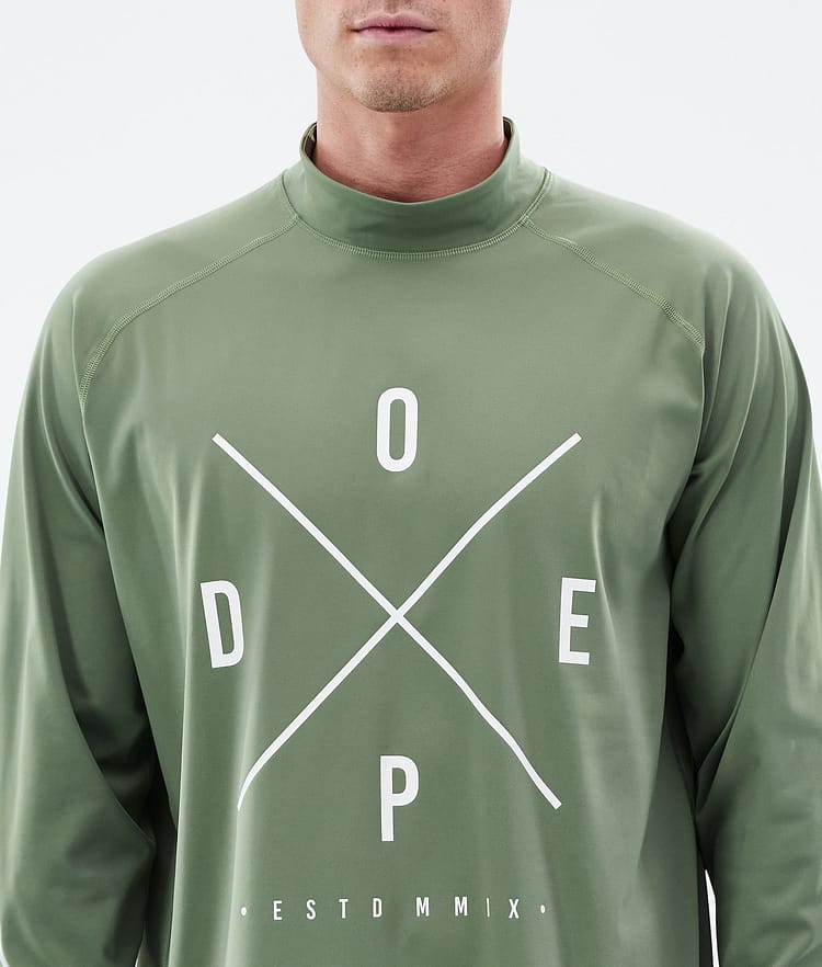 Dope Snuggle Basislaag Top Heren 2X-Up Moss Green, Afbeelding 6 van 7