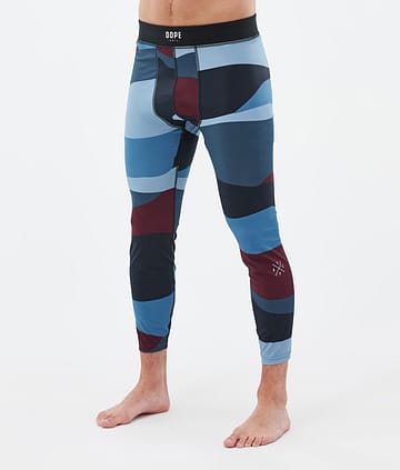 Dope Snuggle Termokalhoty Pánské 2X-Up Shards Burgundy Blue