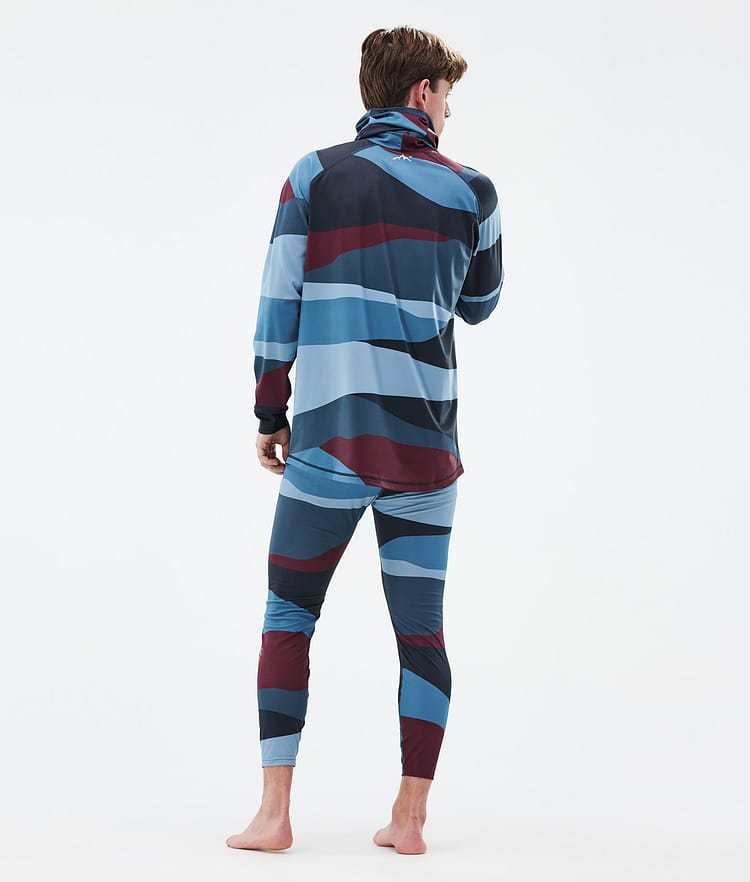 Dope Snuggle Basislaag Broek Heren 2X-Up Shards Burgundy Blue, Afbeelding 4 van 7