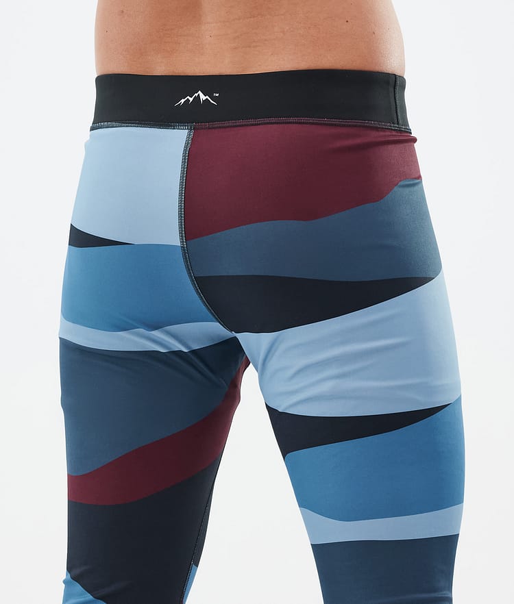 Dope Snuggle Basislaag Broek Heren 2X-Up Shards Burgundy Blue, Afbeelding 6 van 7