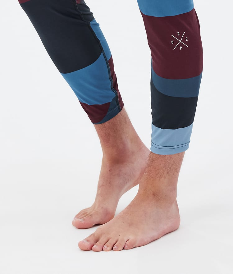 Dope Snuggle Basislaag Broek Heren 2X-Up Shards Burgundy Blue, Afbeelding 7 van 7