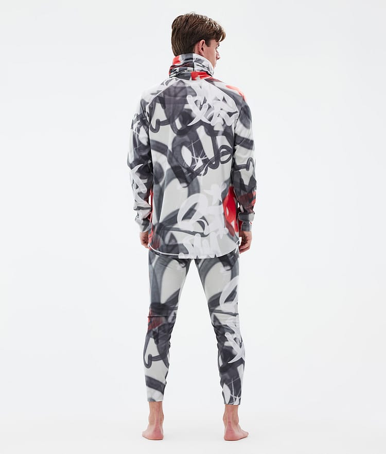 Dope Snuggle Basislaag Broek Heren 2X-Up Spray Black Red, Afbeelding 4 van 7