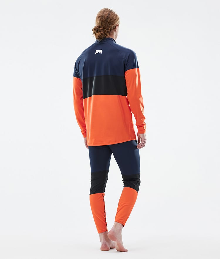 Montec Alpha Basislaag Top Heren Dark Blue/Black/Orange, Afbeelding 4 van 5