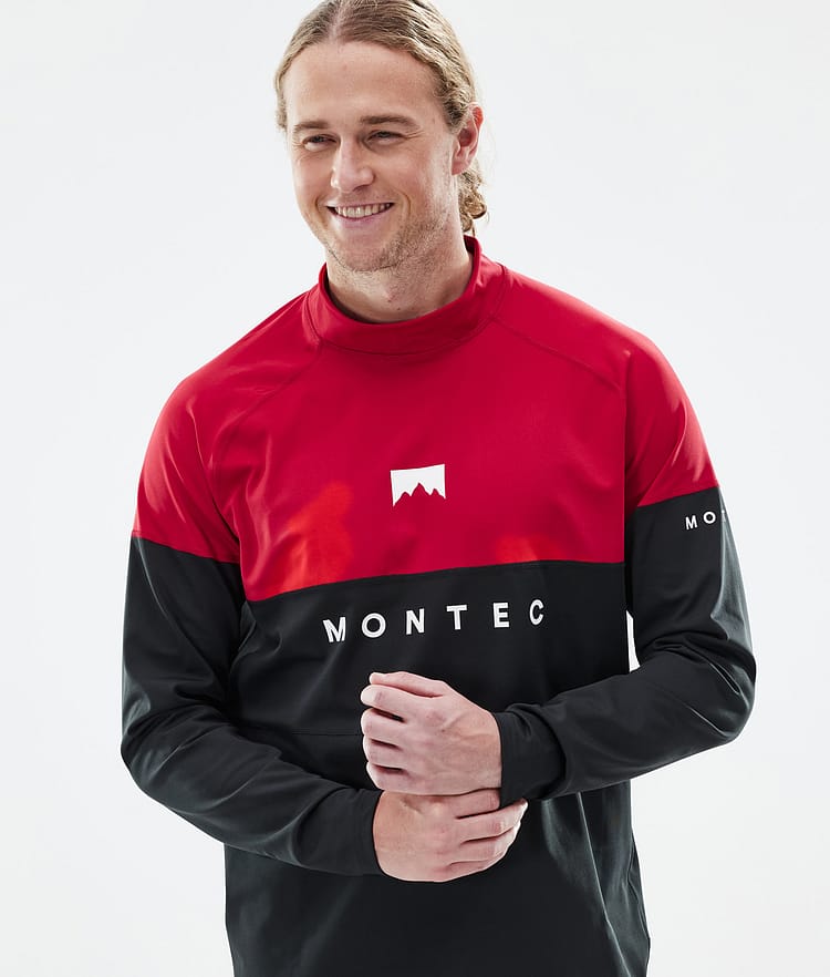 Montec Alpha Basislaag Top Heren Deep Red/Black, Afbeelding 2 van 5