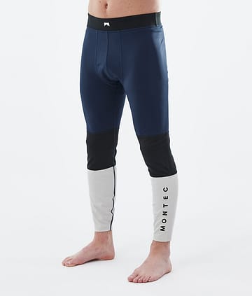 Montec Alpha Termokalhoty Pánské Dark Blue/Black/Light Grey