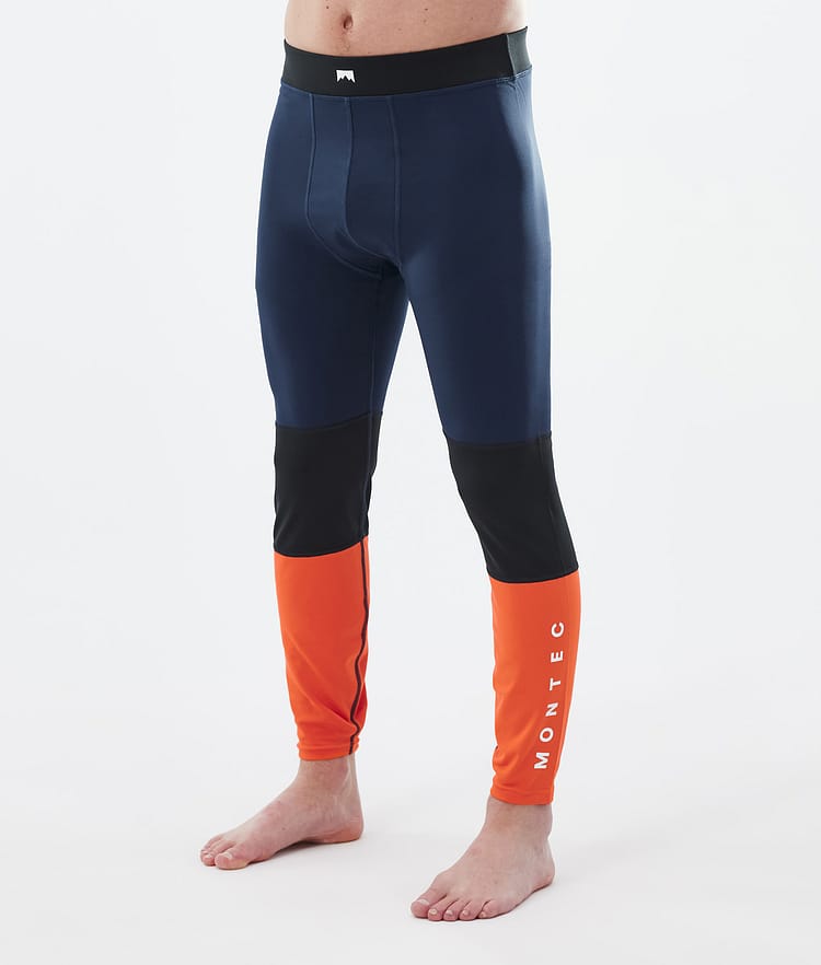 Montec Alpha Basislaag Broek Heren Dark Blue/Black/Orange, Afbeelding 1 van 7